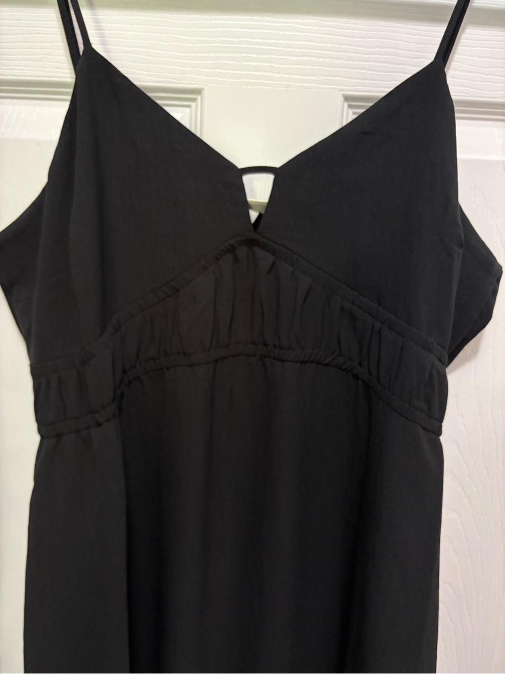 Black Maxi Sundress by A New Day Sleeveless Empire Waist Casual Summer Dress - Picture 4 of 9